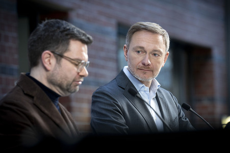Pressekonferenz nach den Gremiensitzungen der FDP in Berlin