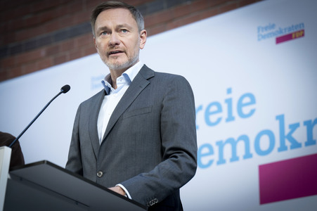 Pressekonferenz nach den Gremiensitzungen der FDP in Berlin