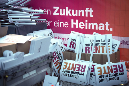 Abschlusskundgebung vom BSW in Berlin