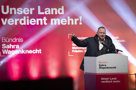 Abschlusskundgebung vom BSW in Berlin