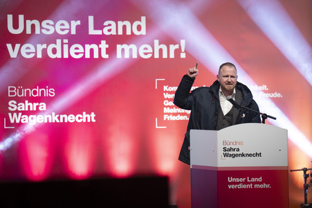 Abschlusskundgebung vom BSW in Berlin