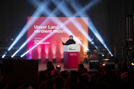 Abschlusskundgebung vom BSW in Berlin