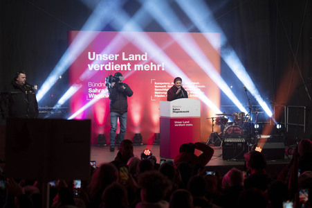 Abschlusskundgebung vom BSW in Berlin