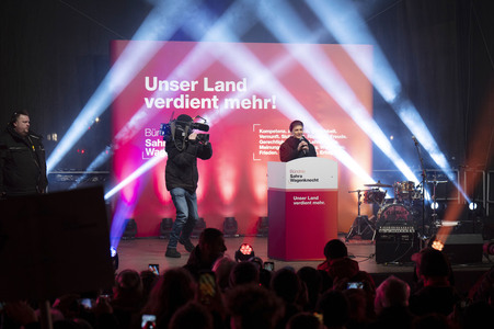 Abschlusskundgebung vom BSW in Berlin