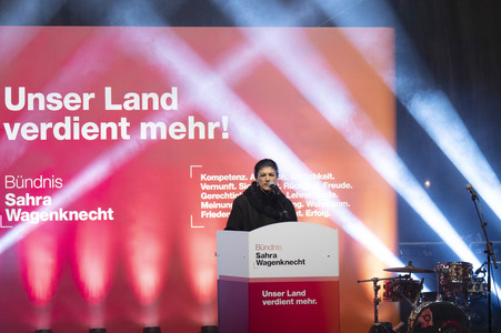 Abschlusskundgebung vom BSW in Berlin