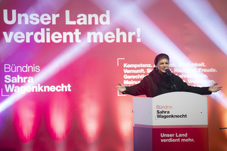 Abschlusskundgebung vom BSW in Berlin