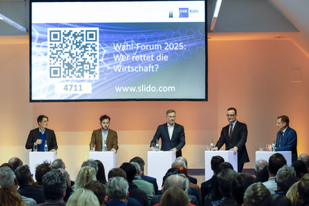 Wahlforum in der IHK Köln