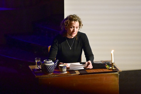 Regula Grauwiller und Bernhard Bettermann bei einer Lesung in Görlitz