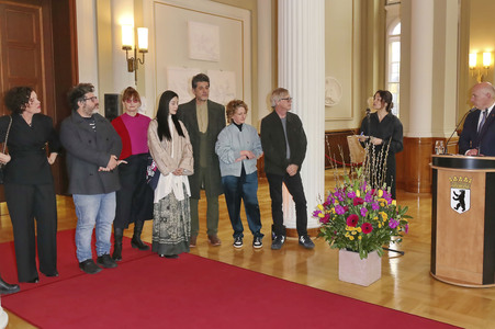 Eintrag der Berlinale-Jury in das Gästebuch von Berlin, Berlinale 2025