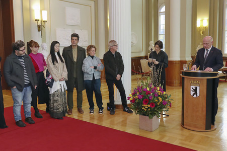 Eintrag der Berlinale-Jury in das Gästebuch von Berlin, Berlinale 2025