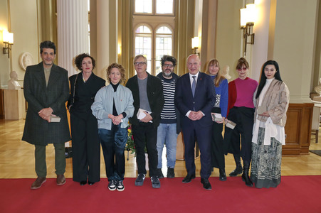 Eintrag der Berlinale-Jury in das Gästebuch von Berlin, Berlinale 2025