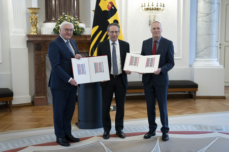 Übergabe der Wohlfahrtsmarken 2025 in Berlin