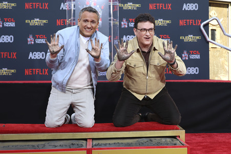 Hand and Footprint Ceremony mit Anthony und Joe Russo in Los Angeles