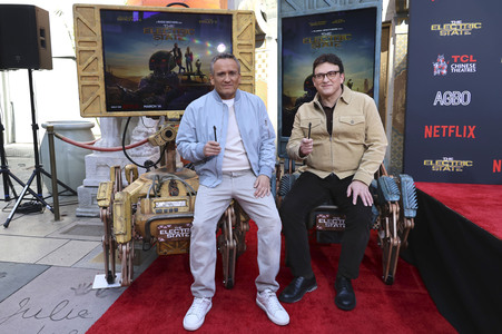 Hand and Footprint Ceremony mit Anthony und Joe Russo in Los Angeles
