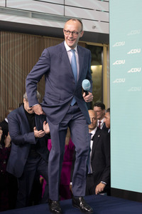 Wahlabend der CDU nach der Bundestagswahl 2025 in Berlin