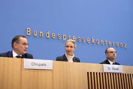 Bundespressekonferenz AfD - Zu den Bundestagswahlen in Berlin