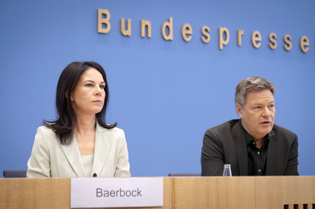 Bundespressekonferenz Bündnis 90/Die Grünen - Zu den Bundestagswahlen in Berlin