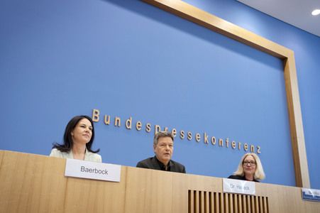 Bundespressekonferenz Bündnis 90/Die Grünen - Zu den Bundestagswahlen in Berlin