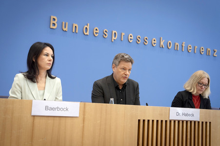 Bundespressekonferenz Bündnis 90/Die Grünen - Zu den Bundestagswahlen in Berlin