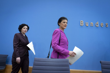 Bundespressekonferenz BSW - Zu den Bundestagswahlen in Berlin