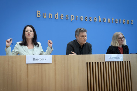 Bundespressekonferenz Bündnis 90/Die Grünen - Zu den Bundestagswahlen in Berlin