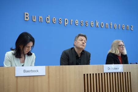 Bundespressekonferenz Bündnis 90/Die Grünen - Zu den Bundestagswahlen in Berlin