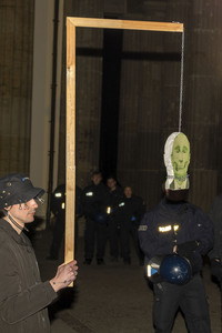 Demonstration zum dritten Jahrestag des Beginns des russischen Angriffskrieges auf die Ukraine in Berlin