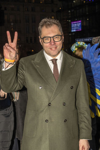 Demonstration zum dritten Jahrestag des Beginns des russischen Angriffskrieges auf die Ukraine in Berlin