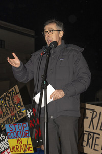 Demonstration zum dritten Jahrestag des Beginns des russischen Angriffskrieges auf die Ukraine in Berlin