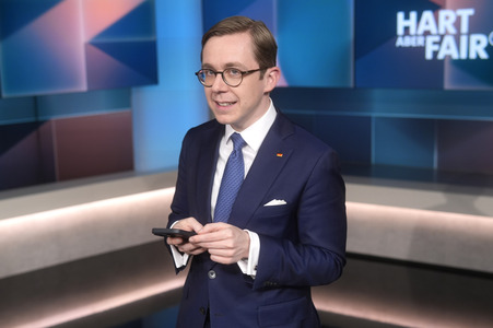 Talkshow 'hart aber fair' in Berlin