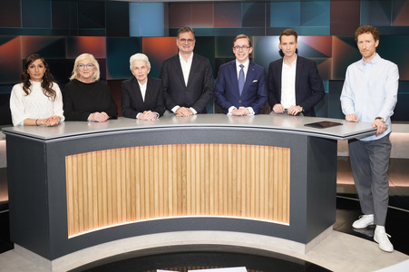 Talkshow 'hart aber fair' in Berlin