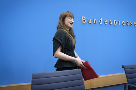 Bundespressekonferenz Die Linke - Zu den Bundestagswahlen in Berlin