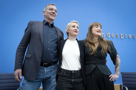 Bundespressekonferenz Die Linke - Zu den Bundestagswahlen in Berlin