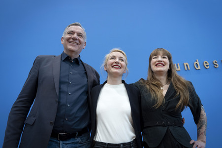 Bundespressekonferenz Die Linke - Zu den Bundestagswahlen in Berlin