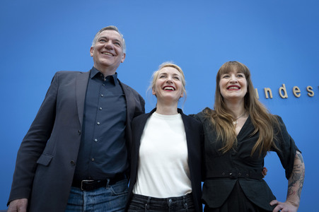 Bundespressekonferenz Die Linke - Zu den Bundestagswahlen in Berlin