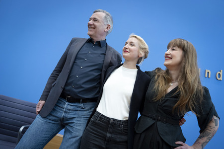 Bundespressekonferenz Die Linke - Zu den Bundestagswahlen in Berlin