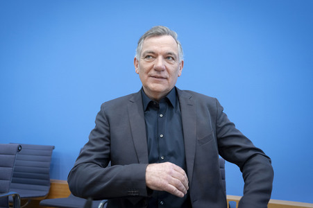 Bundespressekonferenz Die Linke - Zu den Bundestagswahlen in Berlin