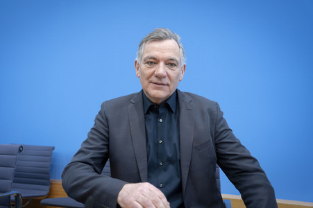 Bundespressekonferenz Die Linke - Zu den Bundestagswahlen in Berlin