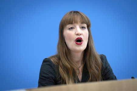 Bundespressekonferenz Die Linke - Zu den Bundestagswahlen in Berlin