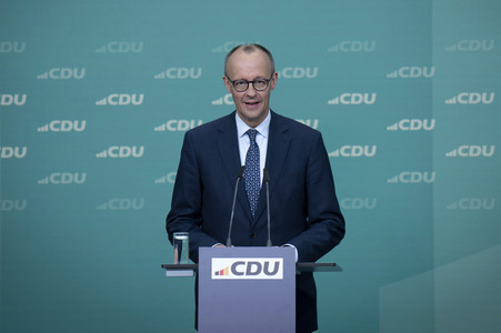 Pressekonferenz nach der Sitzung des CDU-Vorstands in Berlin