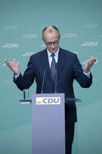Pressekonferenz nach der Sitzung des CDU-Vorstands in Berlin
