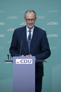 Pressekonferenz nach der Sitzung des CDU-Vorstands in Berlin