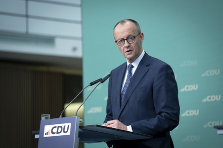 Pressekonferenz nach der Sitzung des CDU-Vorstands in Berlin