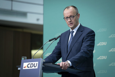 Pressekonferenz nach der Sitzung des CDU-Vorstands in Berlin