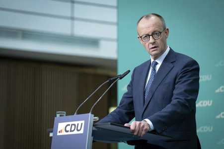 Pressekonferenz nach der Sitzung des CDU-Vorstands in Berlin