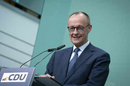 Pressekonferenz nach der Sitzung des CDU-Vorstands in Berlin