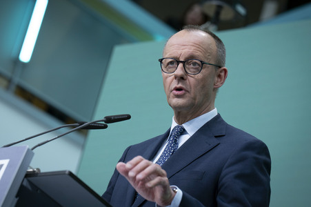 Pressekonferenz nach der Sitzung des CDU-Vorstands in Berlin