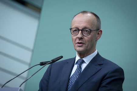 Pressekonferenz nach der Sitzung des CDU-Vorstands in Berlin