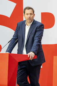 Pressekonferenz der SPD zu den Bundestagswahlen in Berlin