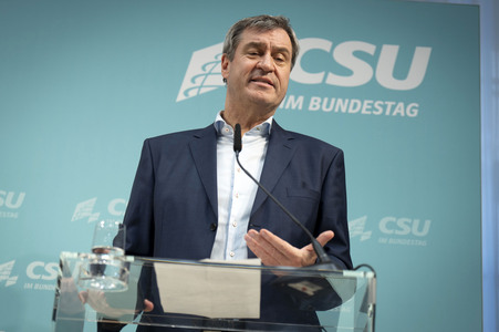 Pressekonferenz der CSU in Berlin